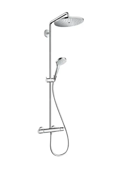Veilige Betaling Hansgrohe Croma Select S opbouw regendouche met thermostaat en 28cm hoofddouche chroom