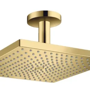 Betrouwbaar Hansgrohe Raindance E hoofddouche 30cm met plafondarm goud gepolijst