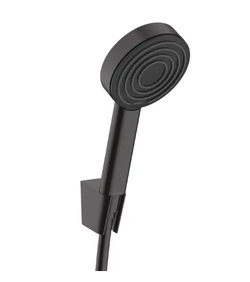 Origineel Hansgrohe Pulsify S Porter badset met doucheslang 125cm zwart mat