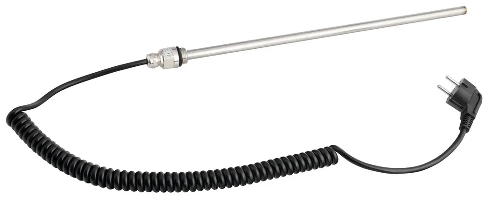 Op = Op Aqualine handdoek radiator verwarmingselement 800Watt - 74cm zwart mat