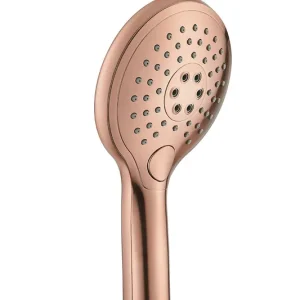 Authentiek Saniclear Evolution handdouche 2 standen geborsteld koper