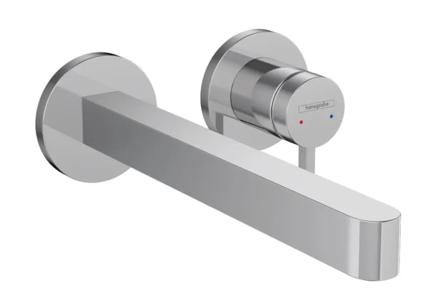 Hansgrohe Finoris inbouw wastafelkraan met 23cm uitloop chroom Korting
