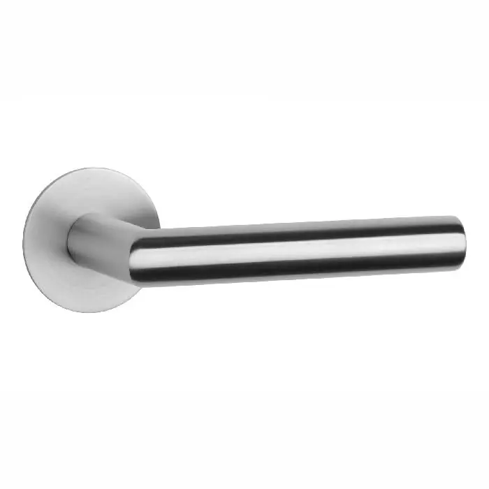 STERK RVS deurkruk OVAL 1750 ultra dun 3mm Finale Uitverkoop