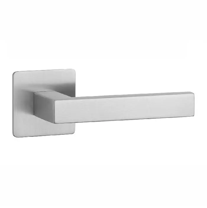 STERK RVS deurkrukken KVADRAT 1760 ultra dun 3mm Professioneel