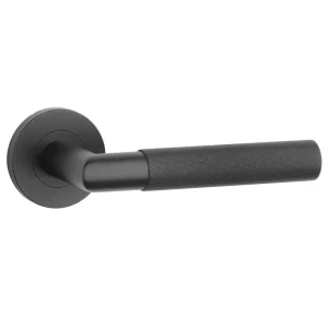 Ambachtelijk STERK Zwarte deurkrukken OVAL 1742 pro 8mm
