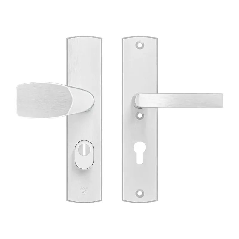 Veiligheidsbeslag Curve Plus Wing-knop+kruk Blok PC72 anti-kerntrek/omkeerbaar/242x52x13/alu. gesl. F1/SKG3 Wereldwijde Verzending