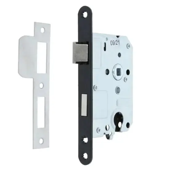 Speciale Aanbieding Dulimex Woningbouw Dag & nachtslot euro cilinder ronde voorplaat zwart PC55