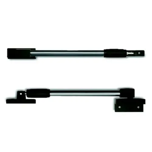 DX - Teleuitzetter binnen- en buitendraaiend 35 cm RVS finish met zwart Speciale Aanbieding