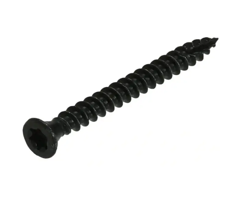 Garantie Inbegrepen BLACKLINE | SPAANPLAATSCHROEF +SNIJPUNT | HCP-COATING | PLATKOP TX KUIP 4x25mm | 100 stuks