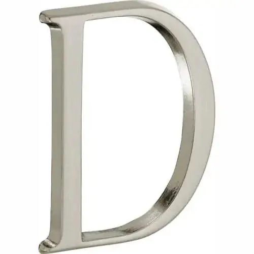Artitec Mi Satori Huisletter Roman 50mm-D mat nikkel PVD Favoriet
