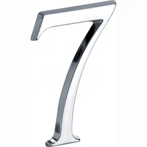 Artitec Mi Satori Huisnummer Roman 120mm-7 glans chroom Fabrieksprijs