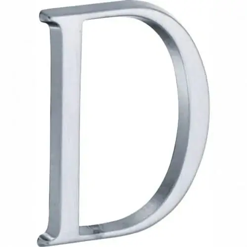 Artitec Mi Satori Huisletter Roman 50mm-D mat chroom Voordeelprijs