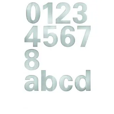Actieprijs Artitec Mi Satori Huisletter B rvs mat 120 mm