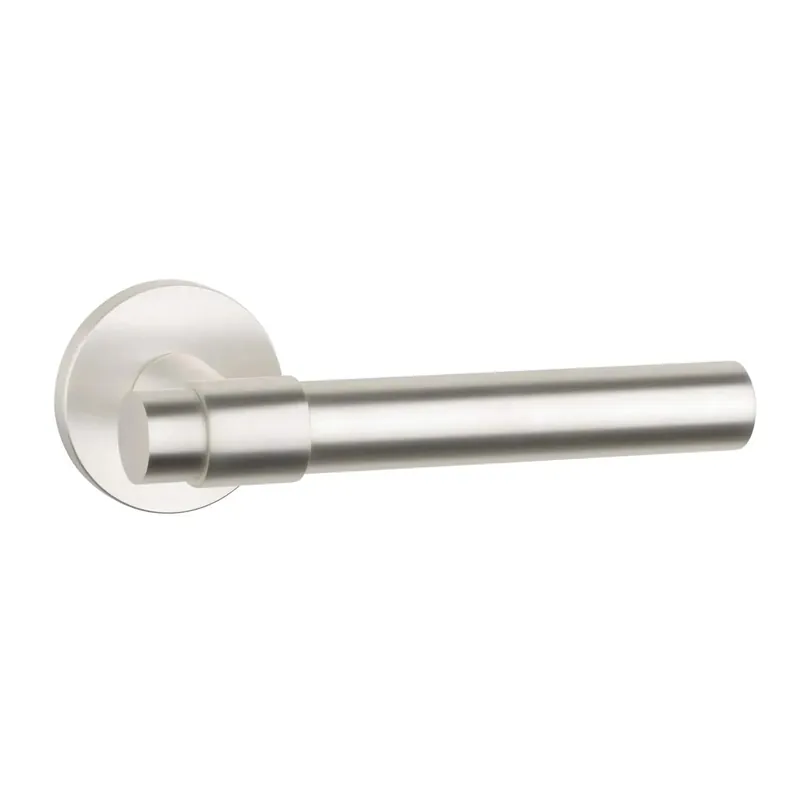 APRILE deurklinken BELLISA Ø52x7mm Pearl silver op rond rozet Geld-Terug-Garantie