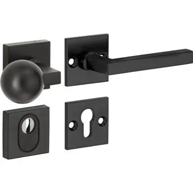 Voordeelprijs Artitec Mi Satori SKG3 knop/kruk op rozet Kare m/ KTB mat zwart