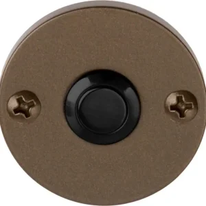 Alleen Vandaag Formani | ONE PB52 Deurbel brons 50mm met drukker | Zwart
