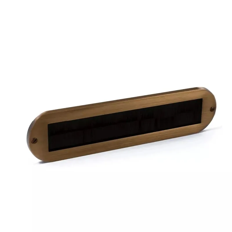 Weekendaanbieding Hardbrass Mariani Tochtwering Tochtborstel Aart TBV Ronald Matbrons 330X79MM