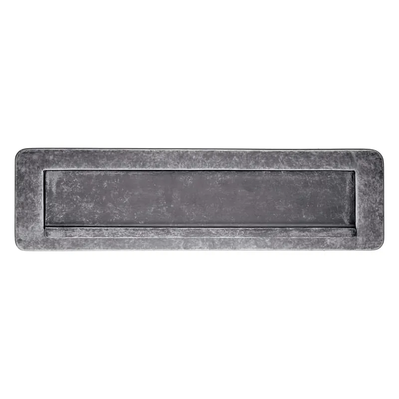 Beperkte Voorraad HDD Pro Brievenbus Brievenklep rechthoekig Old Silver