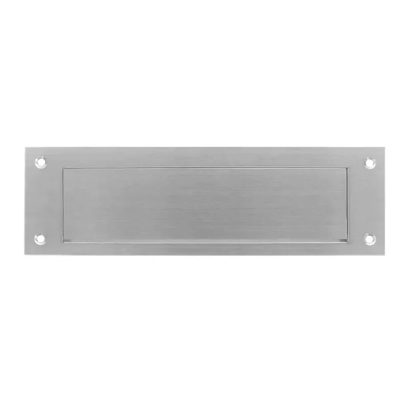 In De Mode HDD Pro Brievenbus Brievenklep Tocht rechthoekig Inox plus binnen