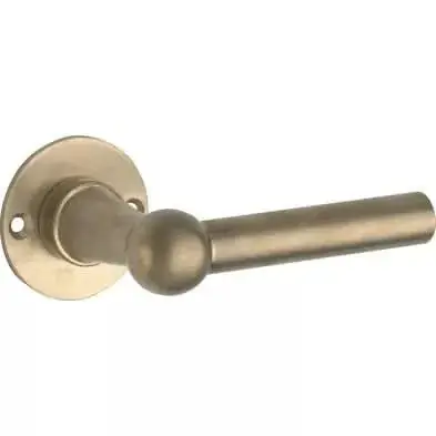 Exclusieve Aanbieding Artitec Deurkruk op rozet Chemin de Fer L/L 85mm messing antiek