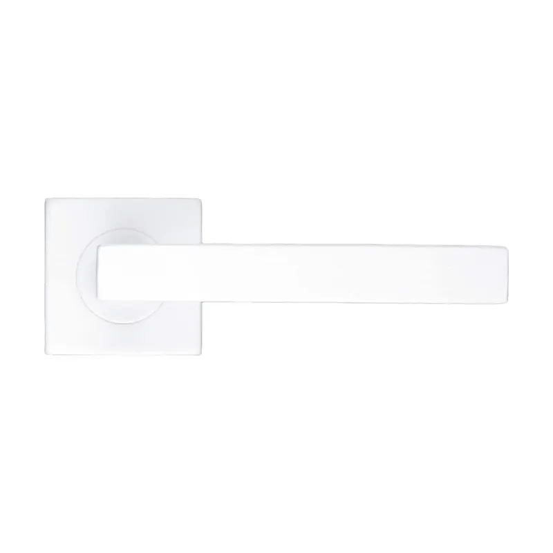 Populair HDD Pro DEURKRUK PRO KUBIC SHAPE 16MM WIT STRUCTUUR