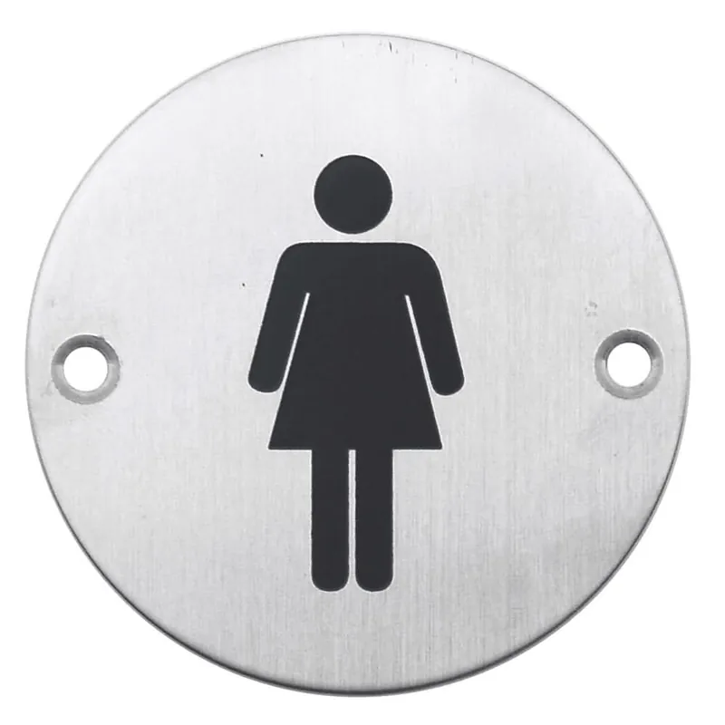 Exclusief HDD Pro Pictogram Vrouw Rond Inox Plus