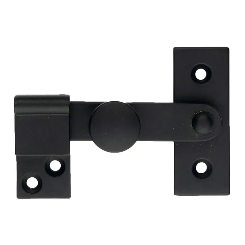 Modern HDD Pro Wc-Overslag Haakslot Zwart