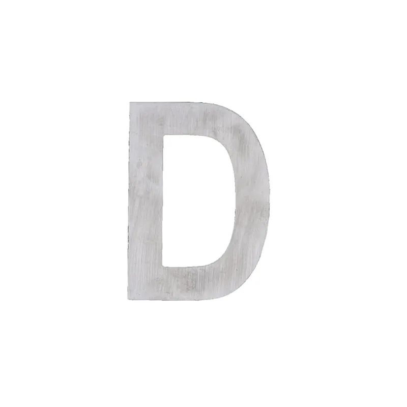 HDD Pro Huisletter Plat Klein Zelfklevend D Inox Plus Hete Deal