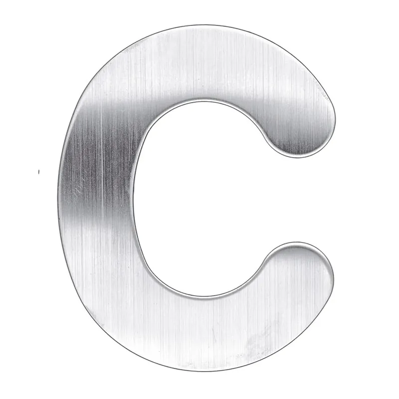 Authentiek HDD Pro Huisletter Plat C Inox Plus