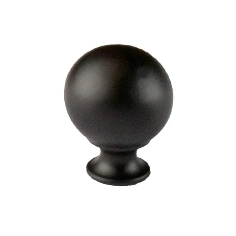 HHD Pro Meubelknop Kasttrekker Bol 725 . 22mm Zwart Hete Deal