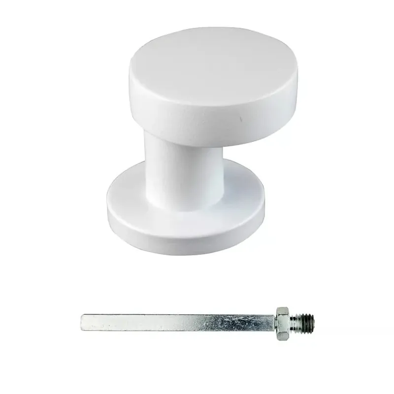 Lage Kosten HDD Pro Voordeurknop Top Plat Schuin Op Rozas Wit Structuur