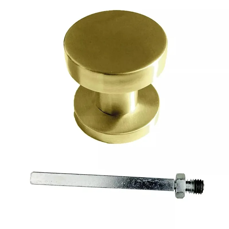 HDD Pro Voordeurknop Top Plat Op Rozas Messing Gepolijst Lage Prijs