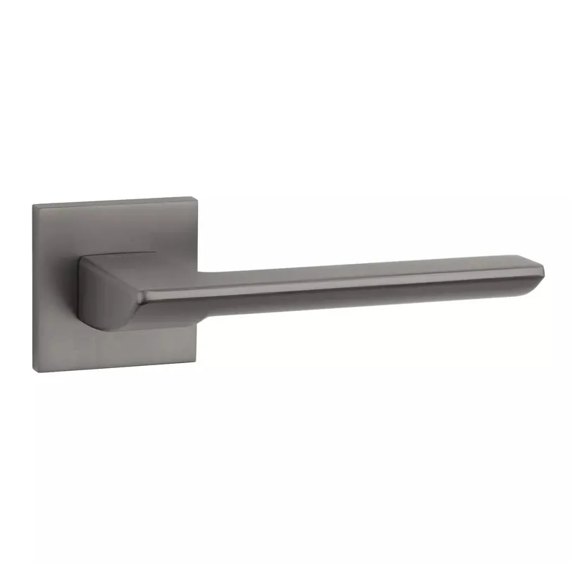 Stile Deurklink Bira op Vierkant Rozet – Titanium Gratis Verzending