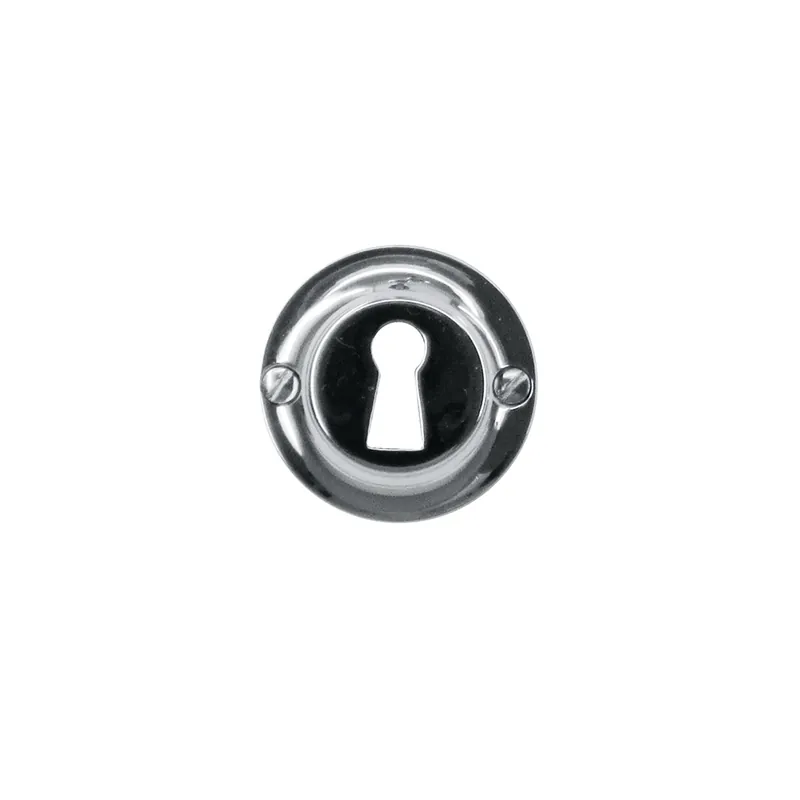 HDD Pro Sleutelplaatje Rond Retro 43 Mm Classic Nikkel Dagaanbieding