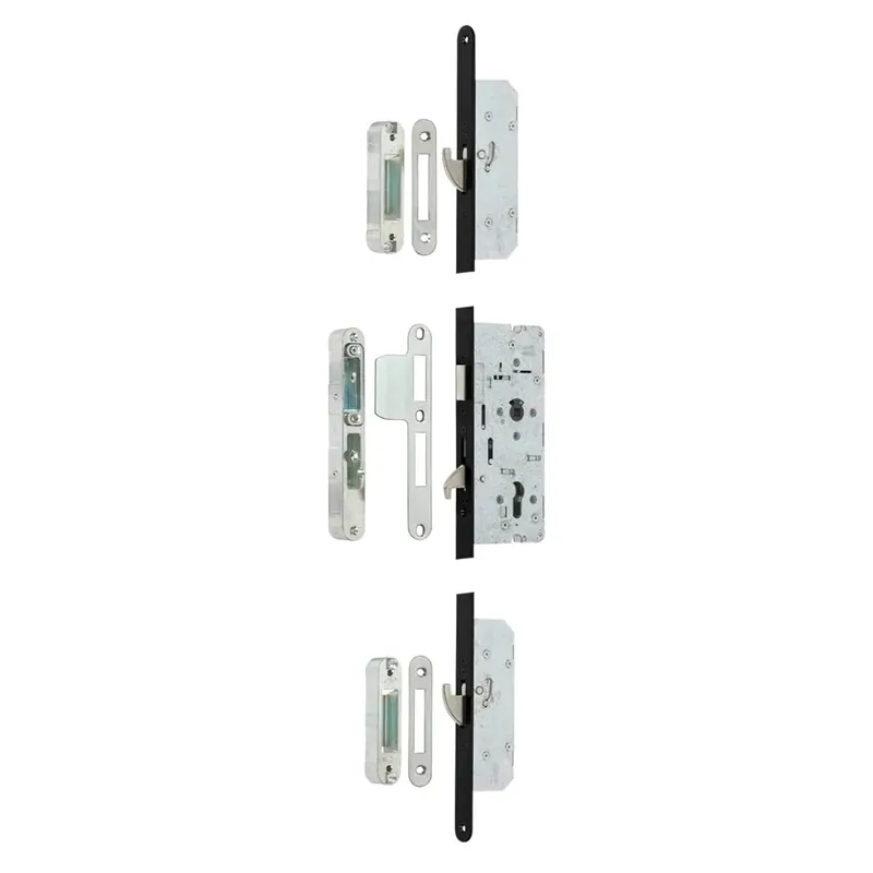 AXA Veiligheids Zwarte Meerpuntssluiting Krukbediend Solid C 1700×24 Luxe