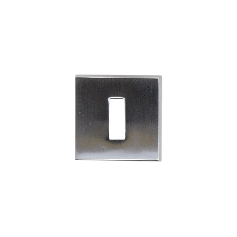 Voordeelprijs HDD Pro Sleutelplaatje Square 48 Mm Inox Look