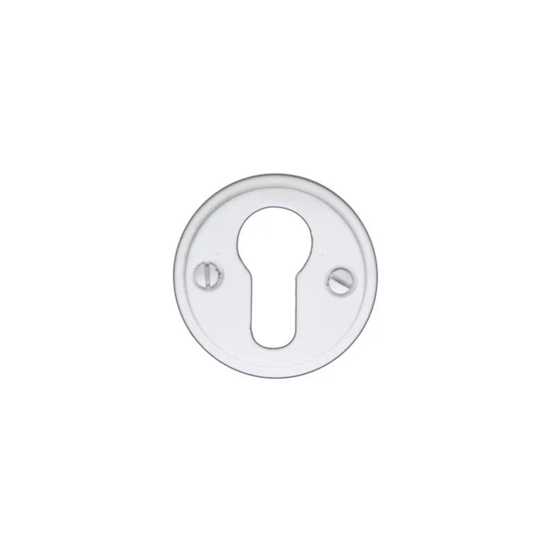 Must-Have Hdd Pro Cylinderplaatje Rond Retro 48 Mm Plat Wit