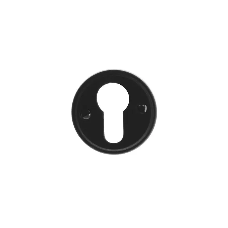Origineel Hdd Pro Cylinderplaatje Rond Retro 48 Mm Plat Zwart