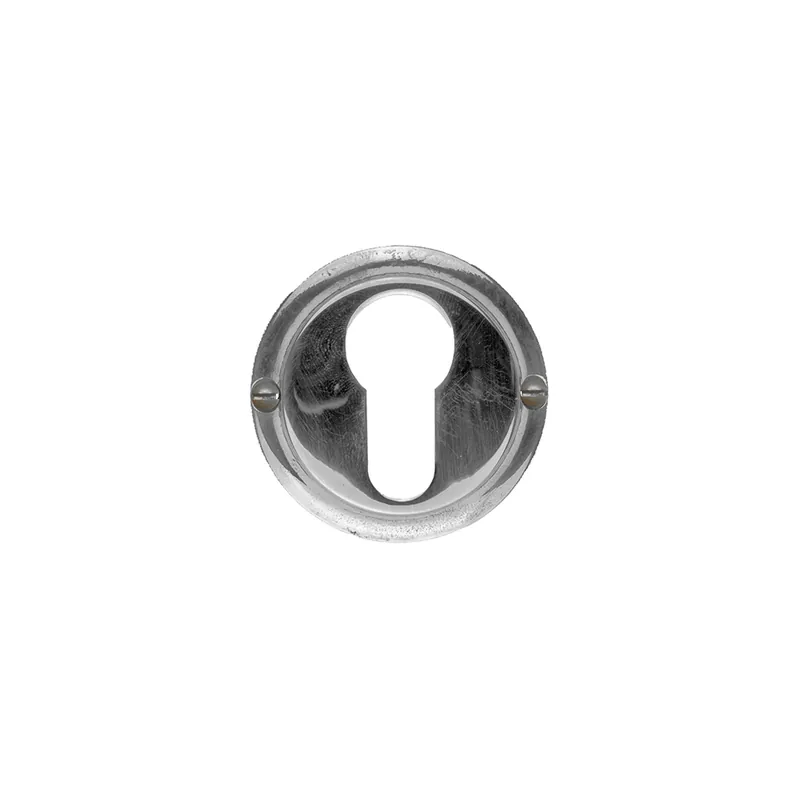 Actieprijs Hdd Pro Cylinderplaatje Rond Retro 50 Mm Classic Nikkel