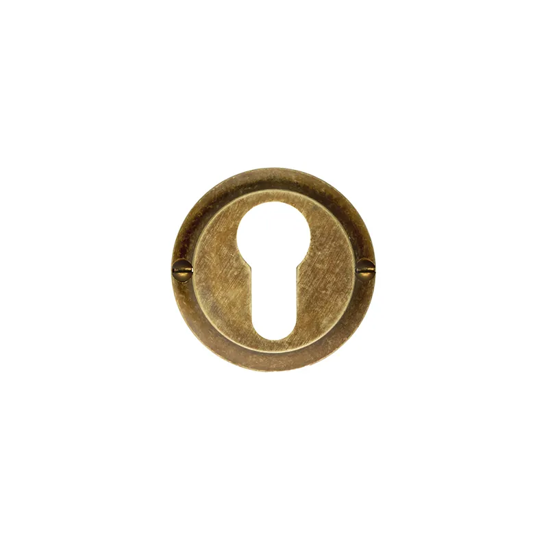 Hdd Pro Cylinderplaatje Rond Retro 50 Mm Classic Old Yellow Budget