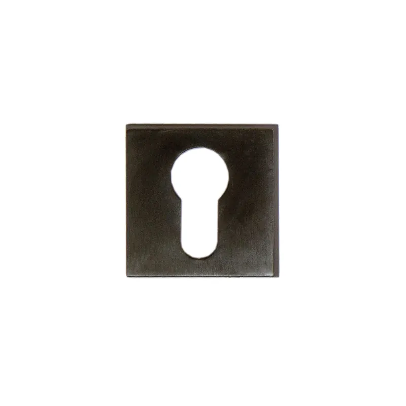 Gecertificeerd Hdd Pro Cylinderplaatje Square 48 Mm Carbon Black