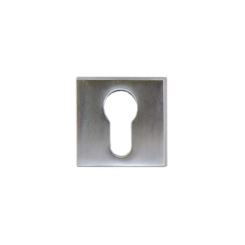 Budget Hdd Pro Cylinderplaatje Square 48 Mm Inox Look