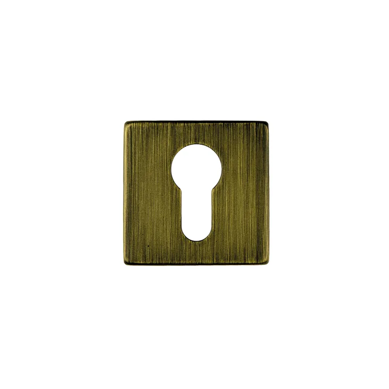 Modern Hdd Pro Cylinderplaatje Square Shape Mat Brons
