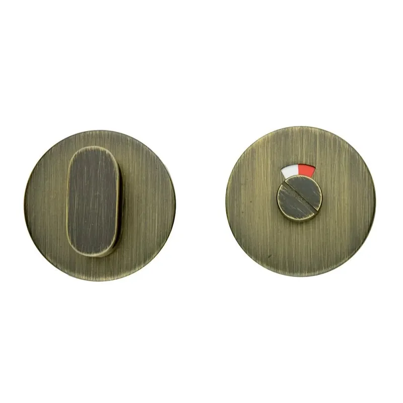 Uitverkoop Hdd Pro WC Garnituur Rond Shape Mat Brons