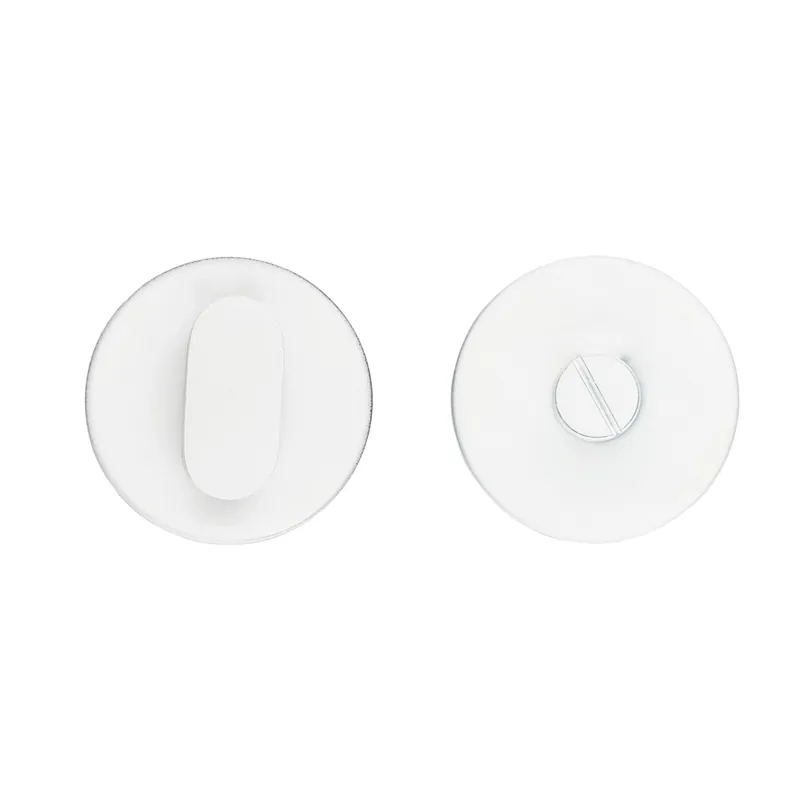 Hdd Pro WC Garnituur Rond Shape Wit Structuur Zonder Rood/wit Speciale Aanbieding