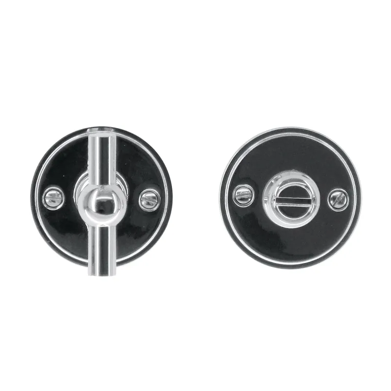 Hdd Pro WC Garnituur Rond Retro 48 Mm Plat Petana Nikkel Nieuwe Collectie