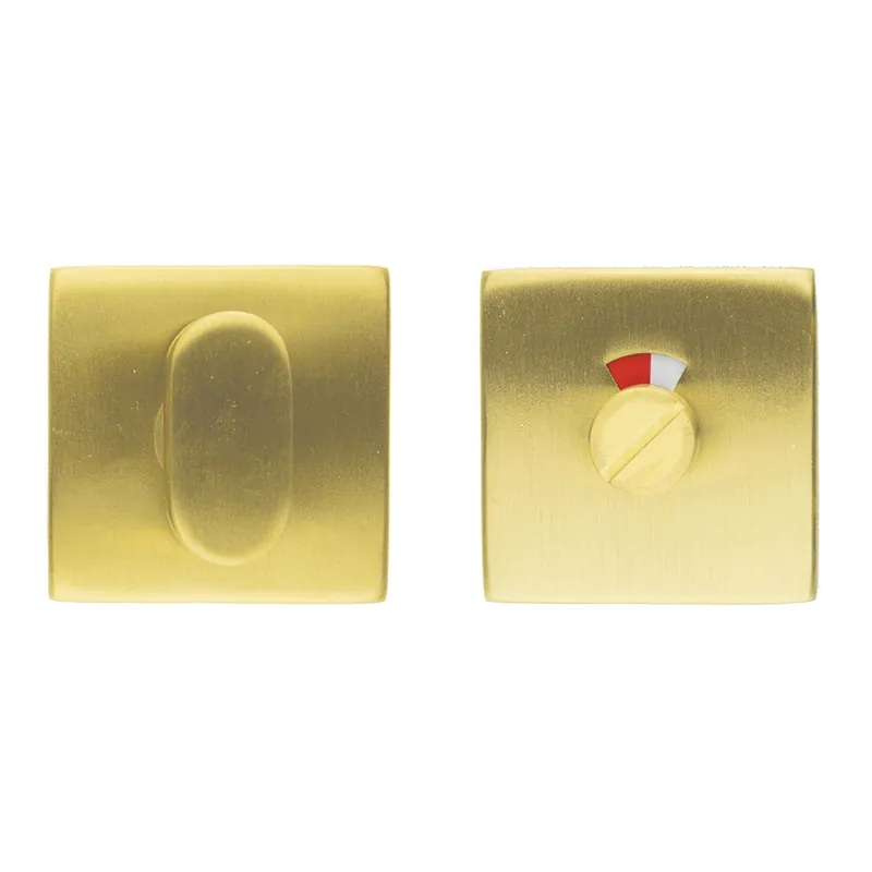 Dagaanbieding Hdd Pro WC Garnituur Square Shape Mat Messing Gepolijst Tige 120 Mm