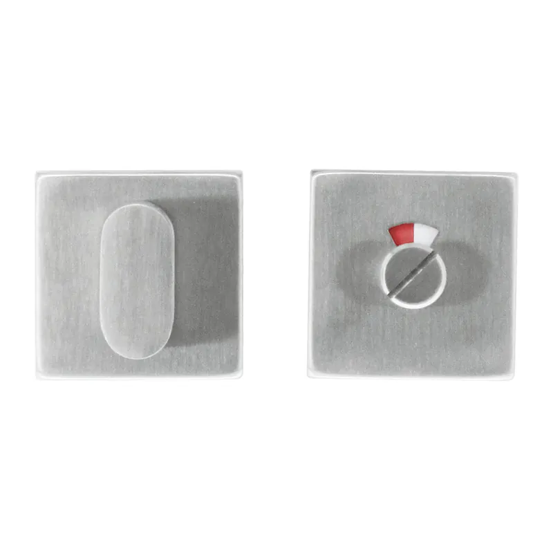 Hdd Pro WC Garnituur Square Shape Inox Plus Favoriet