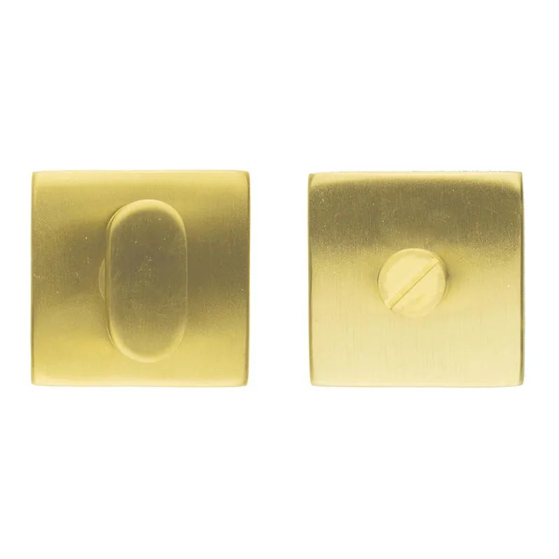 Voordeelprijs Hdd Pro WC Garnituur Square Shape Mat Messing Gepolijst Zonder Rood/wit Tige 120 Mm