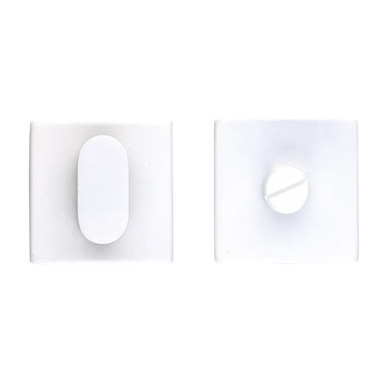 Exclusief Hdd Pro WC Garnituur Square Shape Wit Structuur Zonder Rood/wit